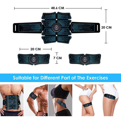 EMS Abdominal Muscle Stimulator & Electric Massager – Electrostimulation Hip Trainer for Home Fitness