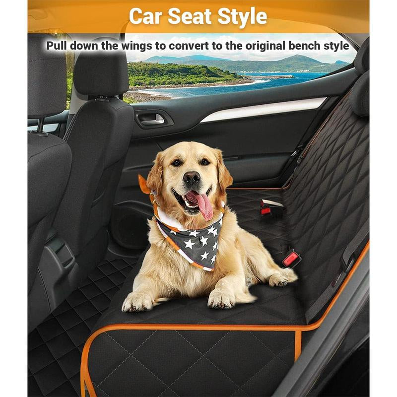 Victoper Waterproof Dog Car Seat Cover – Durable, Scratch-Proof, Non-Slip Hammock with Side Flaps for Cars, SUVs, and Trucks