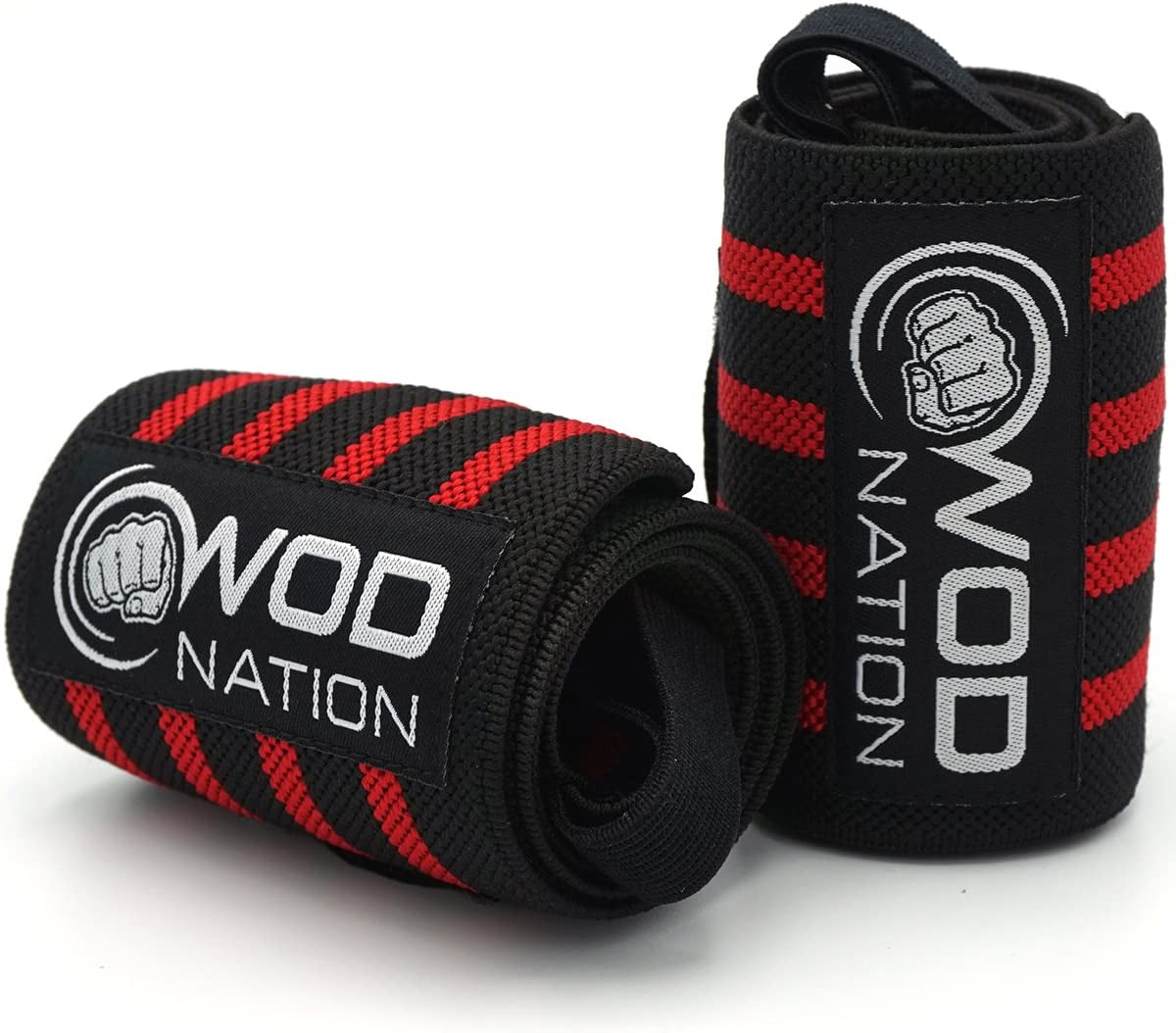 Pro Wrist Wraps for Weightlifting – Adjustable Support with Thumb Loop for Men & Women – Perfect for Strength Training, Powerlifting & Bodybuilding