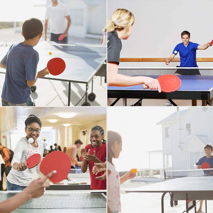 Complete Portable Table Tennis Set with Retractable Net, Paddles, Balls, and Carry Bag – Perfect for Indoor & Outdoor Play