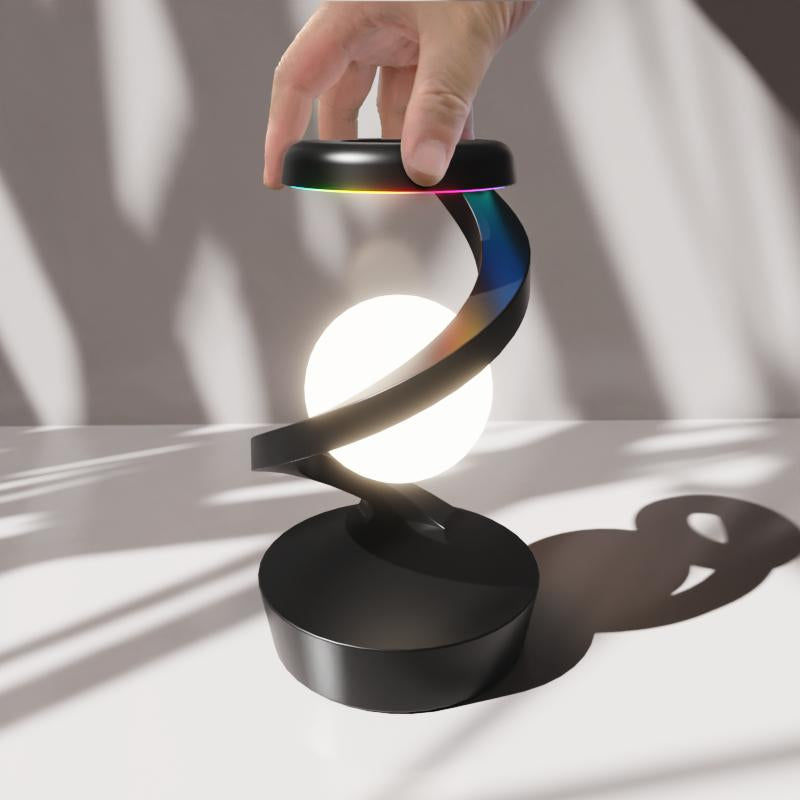 Floating Wireless Desk Lamp – LED Night Light with Wireless Charging, Perfect Gift Idea"