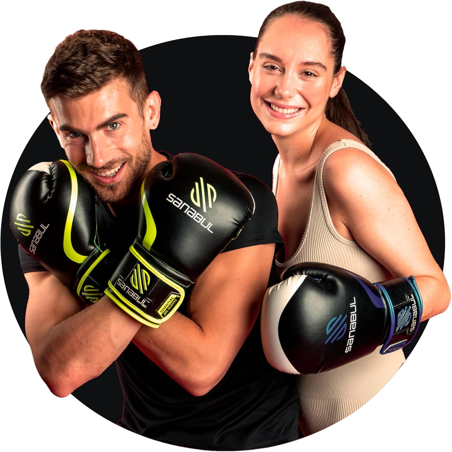 Essential Gel Boxing Gloves for Men & Women – Kickboxing, MMA, Muay Thai, Heavy Bag Training & Sparring Gloves