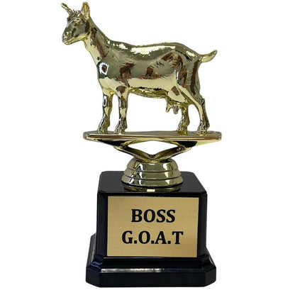 The GOAT Trophy Award – Perfect Office Gift, Ready to Ship