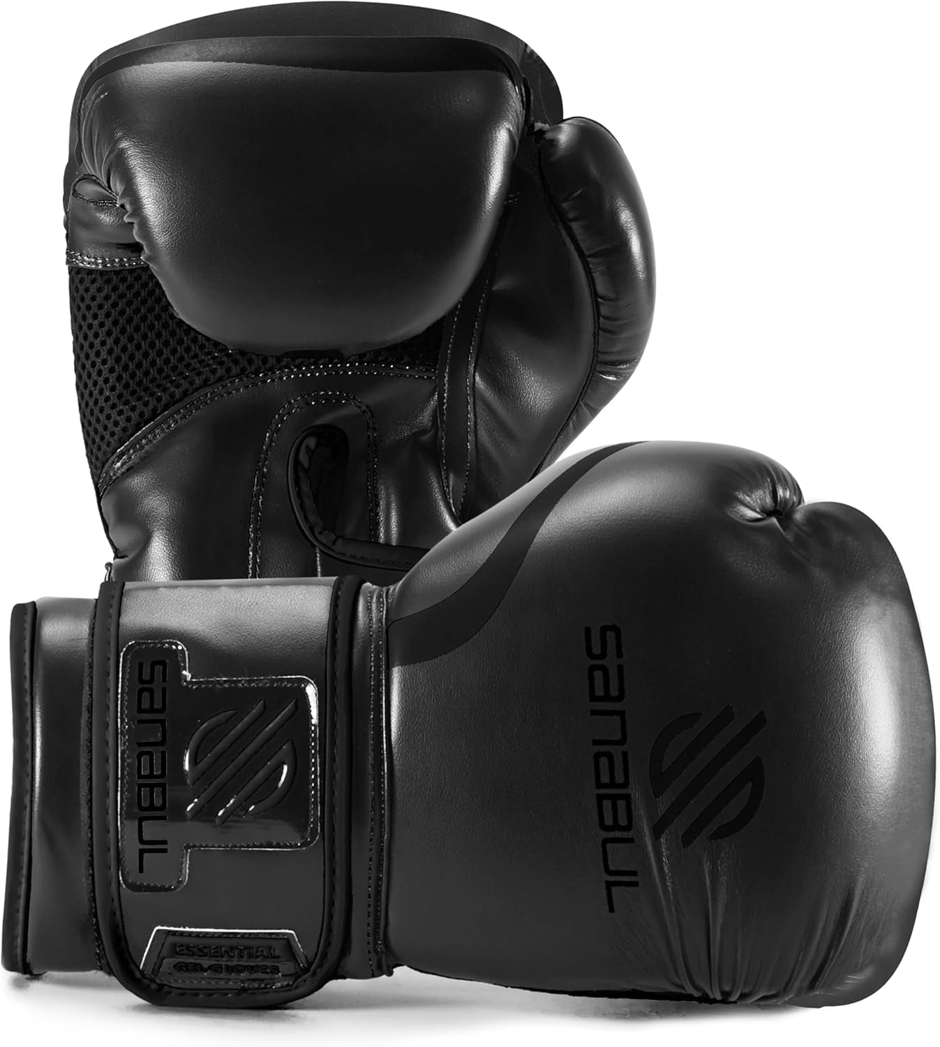 Essential Gel Boxing Gloves for Men & Women – Kickboxing, MMA, Muay Thai, Heavy Bag Training & Sparring Gloves