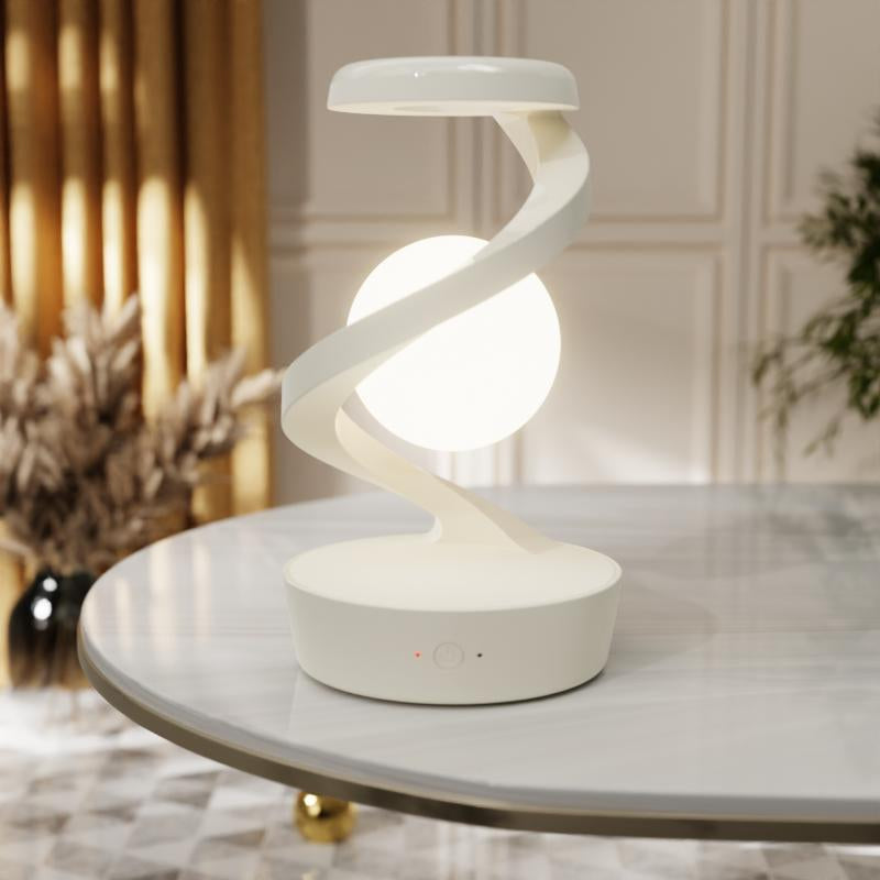 Floating Wireless Desk Lamp – LED Night Light with Wireless Charging, Perfect Gift Idea"