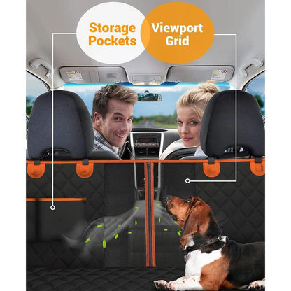 Victoper Waterproof Dog Car Seat Cover – Durable, Scratch-Proof, Non-Slip Hammock with Side Flaps for Cars, SUVs, and Trucks