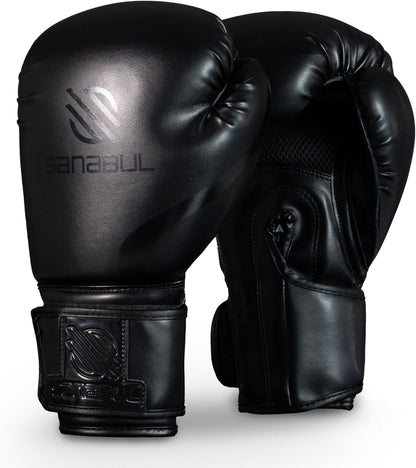 Essential Gel Boxing Gloves for Men & Women – Kickboxing, MMA, Muay Thai, Heavy Bag Training & Sparring Gloves