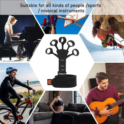 Finger Gripper & Hand Strengthener – Flexion and Extension Trainer for Exercise, Rehab, and Guitar Practice