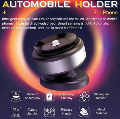 360° Rotatable Magnetic Car Phone Holder – Versatile Stand for Dashboard, Windshield & More