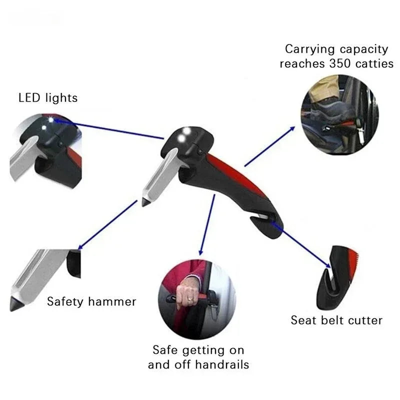 5 in 1 Vehicle Support Handles, Car Accessories Elderly Portable Automotive Door Assist Handles Multifunction Car Handle