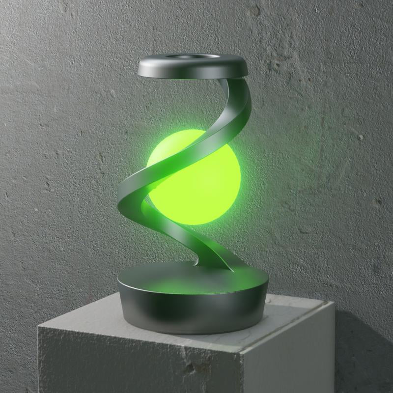 Floating Wireless Desk Lamp – LED Night Light with Wireless Charging, Perfect Gift Idea"