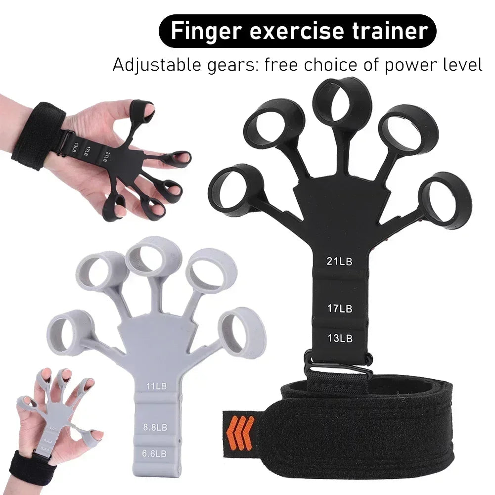 Finger Gripper & Hand Strengthener – Flexion and Extension Trainer for Exercise, Rehab, and Guitar Practice