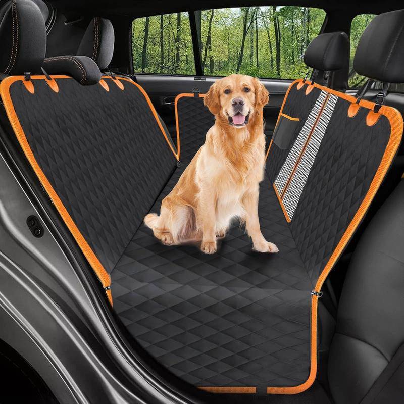 Victoper Waterproof Dog Car Seat Cover – Durable, Scratch-Proof, Non-Slip Hammock with Side Flaps for Cars, SUVs, and Trucks